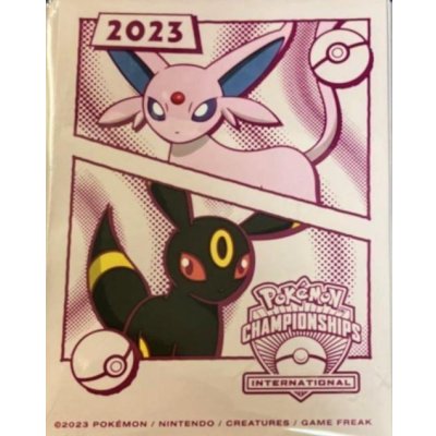 画像1: デッキシールド『エーフィ&ブラッキー(IC2023/海外限定)※』65枚入り【サプライ】{-}