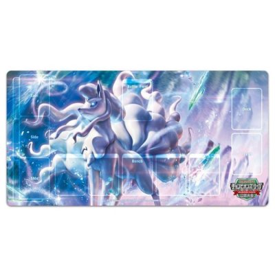 画像1: 〔状態B〕プレイマット『アローラキュウコン(ポケモンカードゲーム チャンピオンズリーグ2018 公認大会1stイベント会場限定商品)※』【サプライ】{-}
