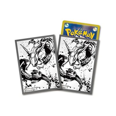 〔状態A-〕デッキシールド『レックウザ墨絵ver』64枚入り【サプライ】{-}