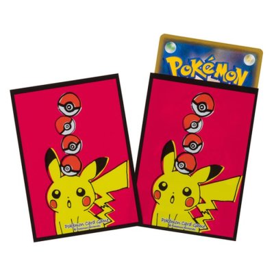画像1: デッキシールド『Pikachu drawing』64枚入り【サプライ】{-}