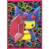 〔状態A-〕デッキシールド『メガヤミラミのポンチョを着たピカチュウ』32枚入り【サプライ】{-}
