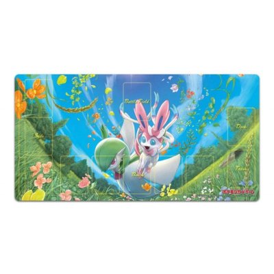 〔状態B〕プレイマット『サーナイト＆ニンフィア(ポケカの日)※』【サプライ】{-}