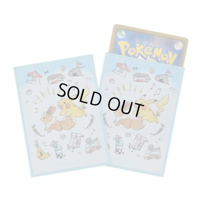 画像1: 〔状態A-〕デッキシールド『Pokemon World Market』64枚入り【サプライ】{-}