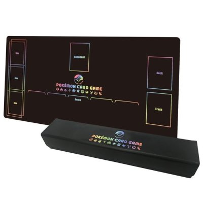 画像1: プレイマット+プレイマットケース『ホロ箔プレイマット+ホロ箔合皮製プレイマットケース(リミテッドコレクション マスターバトルセット)※』未開封【サプライ】{-}