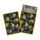 デッキシールド『PIKAPIKACHU　BK』64枚入り【サプライ】{-}