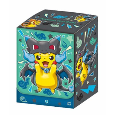 デッキケース『メガリザードンXのポンチョを着たピカチュウ(スペシャルBOX)』【サプライ】{-}