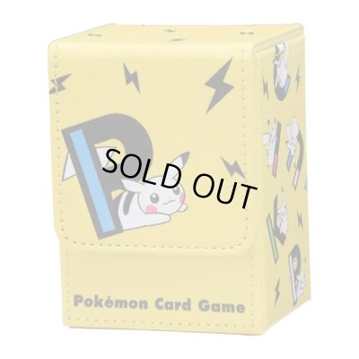 画像1: 〔状態A-〕フリップデッキケース『PIKAPIKACHU YE』【サプライ】{-}