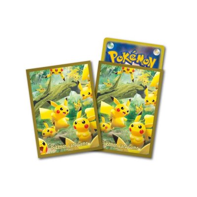 デッキシールド『ピカチュウの森 ver.2』64枚入り【サプライ】{-}