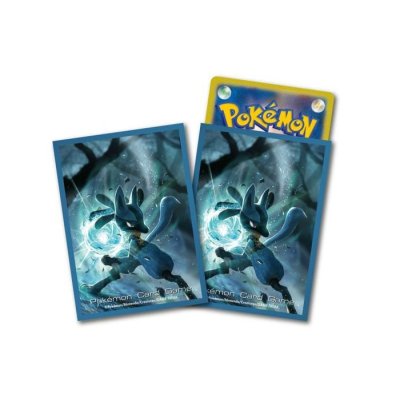 画像1: 〔状態A-〕デッキシールド『ルカリオ』64枚入り【サプライ】{-}