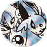 〔状態A-〕コイン『エーフィ＆デオキシスGX※』【サプライ】{-}
