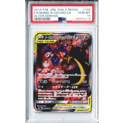 画像1: 〔PSA10鑑定済〕アーゴヨン＆アクジキングGX(SA)【SR】{102/095}
