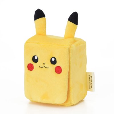 画像1: デッキケース『ぬいぐるみデッキケースピカチュウ』【サプライ】{-}