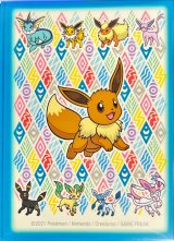 デッキシールド『EEVEE PRISMATIC(青枠/海外限定)※』65枚入り【サプライ】{-}