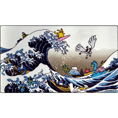 画像1: プレイマット『GREAT WAVE PIKACHU&FRIENDS(海外限定)※』【サプライ】{-}