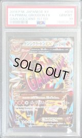 〔PSA10鑑定済〕ゲンシグラードンEX【SR】{074/070}