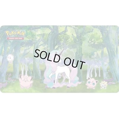 画像1: プレイマット『海外/ガラルギャロップ＆ピッピ＆ペロッパフ＆プリン＆トゲピー(PoKeMoNロゴ)※』【サプライ】{-}