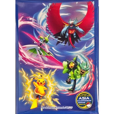 デッキシールド『ピカチュウ＆オーガポン＆テツノブジン＆トドロクツキ(ASIA CS 2023-24)※』64枚入り【サプライ】{-}