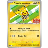 〔状態A-〕バティックシャツのピカチュウ(ピカチュウ柄緑)【P】{101/SV-P}