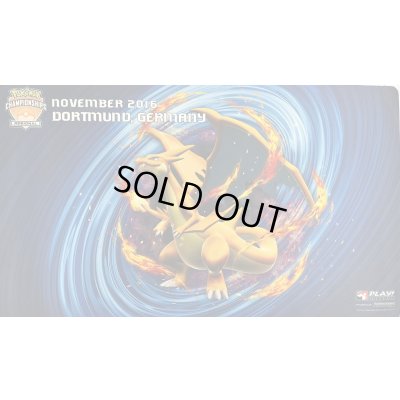 画像1: プレイマット『海外/MリザードンY(Nov.2016/REGIONALロゴ)※』【サプライ】{-}