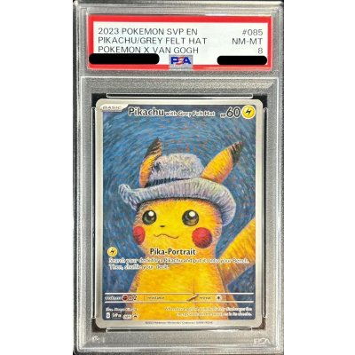 〔PSA8鑑定済〕Pikachu with Grey Felt Hat(ゴッホピカチュウ)【P】{085/SV-P}