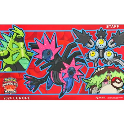 画像1: プレイマット『海外/パラドックス(赤背景/STAFF/EUROPEロゴ)※』【サプライ】{-}