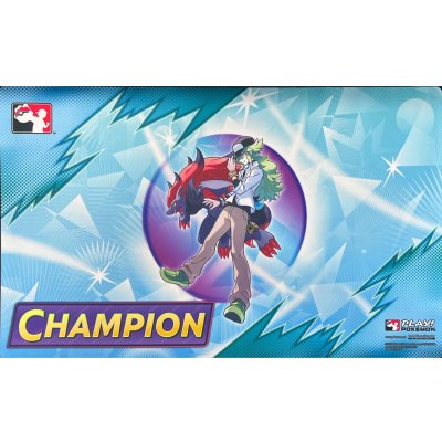 画像1: 〔状態A-〕プレイマット『海外/N＆ゾロアーク(CHAMPION/Playロゴ)』【サプライ】{-}