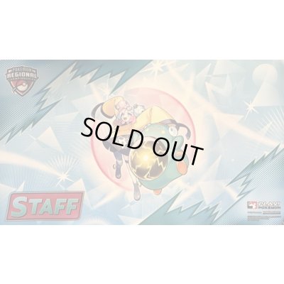 画像1: 〔状態A-〕プレイマット『海外/ナンジャモ＆ハラバリー(STAFF/REGIONALロゴ)※』【サプライ】{-}