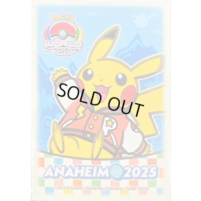 画像1: デッキシールド『WCS2025アナハイム(選手限定/ピカチュウ)※』65枚入り【サプライ】{-}