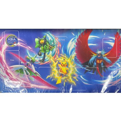 プレイマット『ピカチュウ＆オーガポン＆テツノブジン＆トドロクツキ(ASIA CS 2023-24)※』【サプライ】{-}