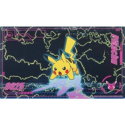画像1: プレイマット『海外/Pikachu Neon Charge※』【サプライ】{-}