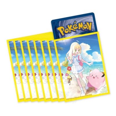 画像1: 〔状態A-〕デッキシールド『海外/リーリエ(プレミアムトーナメントコレクション)※』65枚入り【サプライ】{-}
