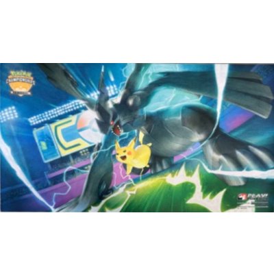 画像1: プレイマット『海外/ピカチュウ＆ゼクロム(無印/REGIONALロゴ)※』【サプライ】{-}