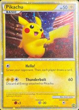 〔状態B〕ピカチュウ(アメリカ)【-】{PW}