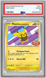 〔PSA9鑑定済〕バティックシャツのピカチュウ(ネイティオ柄)【P】{154/SV-P}