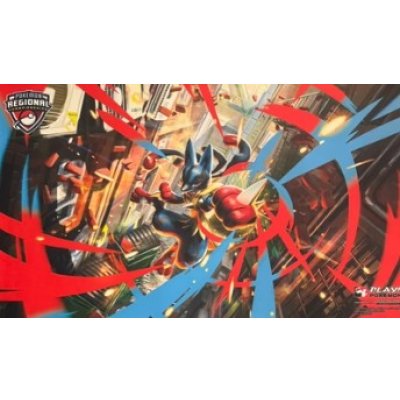 画像1: プレイマット『海外/メガルカリオ(無印/REGIONALロゴ)※』【サプライ】{-}