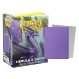 ドラゴンシールドデュアルマット(ネビュラ&シルバー)100枚 (66×91)【サプライ】{-}