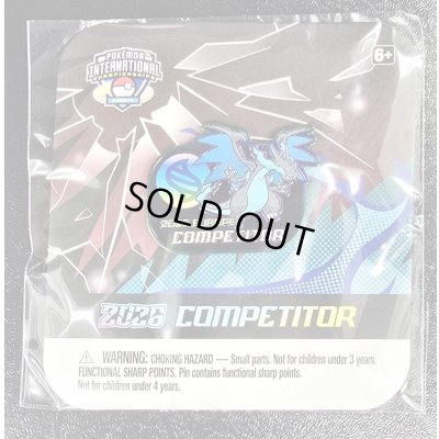 画像1: ピンバッジ『海外/メガリザードンX(IC2026/EUROPEロゴ)』【サプライ】{-}