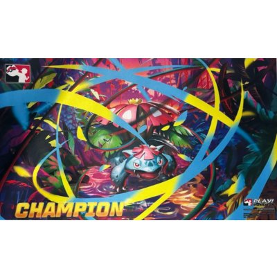 画像1: 〔状態A-〕プレイマット『海外/メガフシギバナ(CHAMPION/Playロゴ)※』【サプライ】{-}