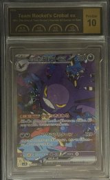 〔PCG10鑑定済〕ロケット団のクロバットex【SAR】{127/098}