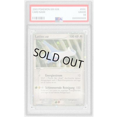 画像1: 〔PSA8鑑定済〕ラティオスex(ドイツ語)【-】{94/97}