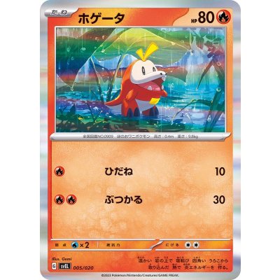 〔状態A-〕ホゲータ(R仕様)【-】{005/020}