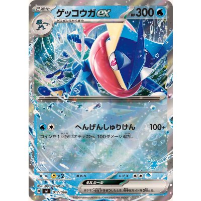〔状態B〕ゲッコウガex(RR仕様)【-】{017/066}