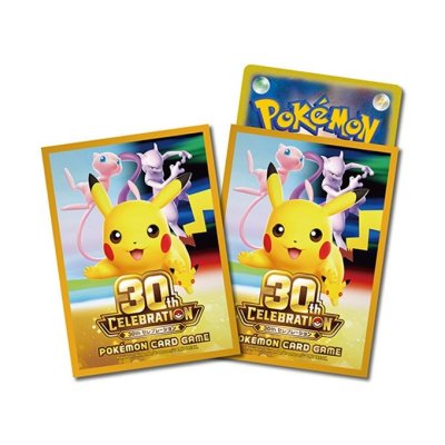 画像1: デッキシールドプレミアム・グロス『ピカチュウ/30th CELEBRATION』64枚入り【サプライ】{-}