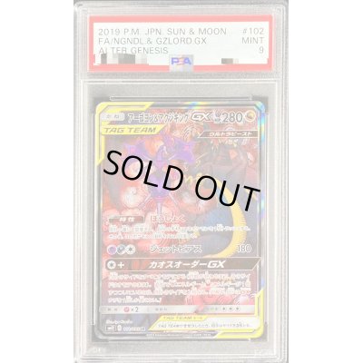 画像1: 〔PSA9鑑定済〕アーゴヨン＆アクジキングGX(SA)【SR】{102/095}