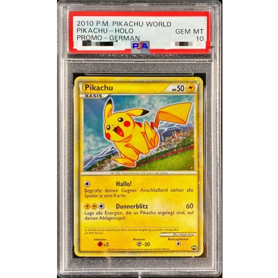 〔PSA10鑑定済〕ピカチュウ(ドイツ)【-】{PW}