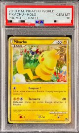 〔PSA10鑑定済〕ピカチュウ(フランス)【-】{PW}