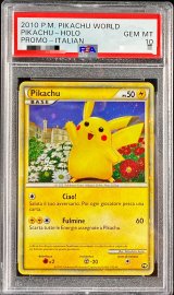 〔PSA10鑑定済〕ピカチュウ(イタリア)【-】{PW}