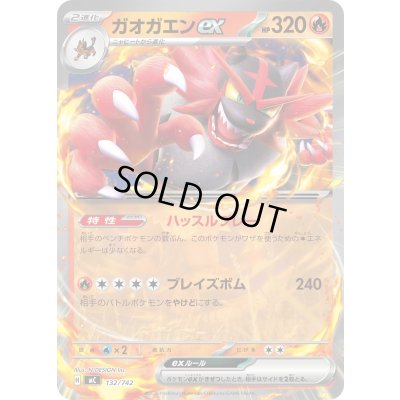 画像1: ガオガエンex(ノーマル仕様)【-】{132/742}