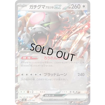 画像1: ガチグマアカツキex(ノーマル仕様)【-】{625/742}