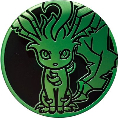 画像1: コイン『リーフィア(緑:ミラー)』※【サプライ】{-}